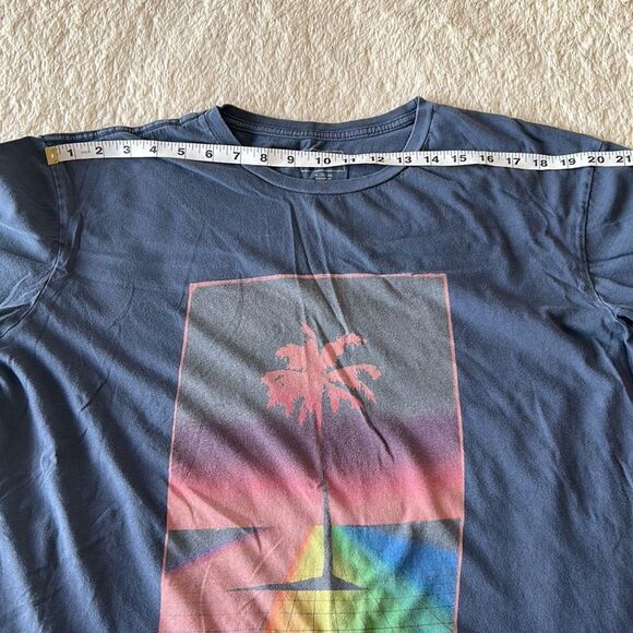 QuickSilver palm tree short sleeve shirt size xl - Picture 8 of 16